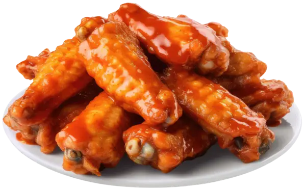 BBQ Wings Dinner - 7 or 12 pieces, best wings near Jamaica Plain