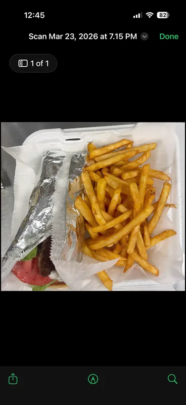 Chicken Gyro on Pita