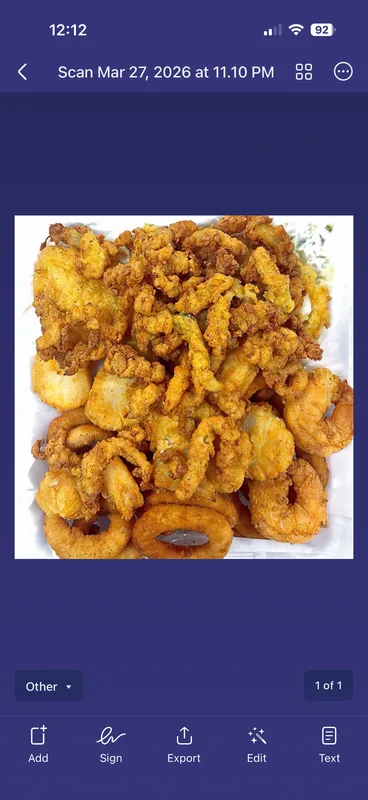 Seafood Platter Dinner